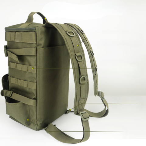 [Llevá 2 y pagá 1] Mochila Táctica Militar Multifuncional de Tela RipStop +REGALO: Vaso Térmico