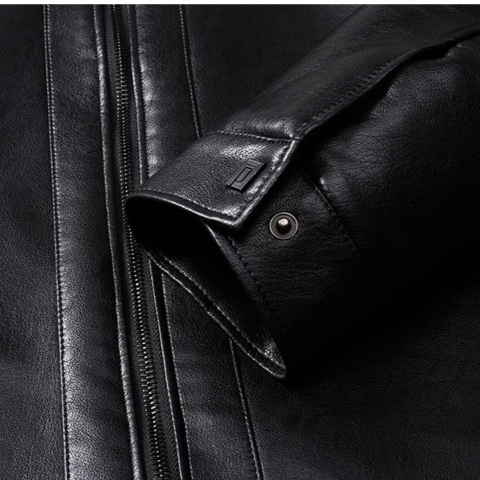 Campera de Hombre Draxen en Cuero Legítimo con Forro +3 REGALOS: Reloj, Cinturón y Billetera