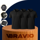 [Llevá 3 Pagá 2] Camisa Polo de Hombre Lanux en Algodón y Poliéster +REGALOS: Reloj, Cinturón y Billetera