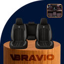 Funda Universal Iron Completa para Auto en Cuero Legítimo +3 REGALOS: Alfombras Automotrices