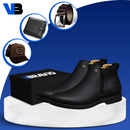 Kit Bota Zavu Casual Ortopédica de Hombre en Cuero Legítimo +3 REGALOS: Cinturón, Gorra y Billetera