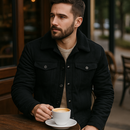 Campera de Hombre Falcon en Cuero Legítimo +3 REGALOS: Cinturón, Reloj y Billetera