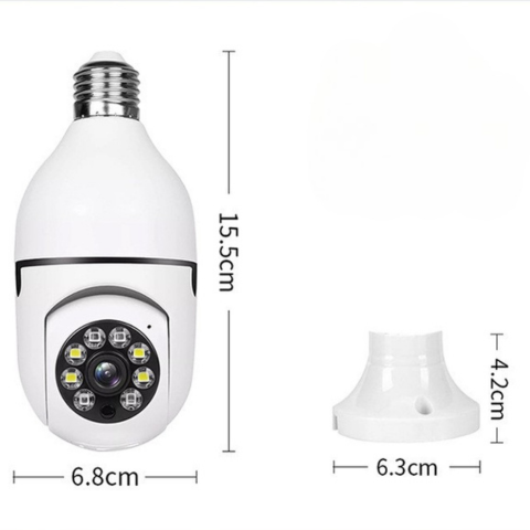 [Llevá 3 Pagá 2] Cámara de Seguridad Full HD Inalámbrica con Sensor de Movimiento y Visión Nocturna WIFI