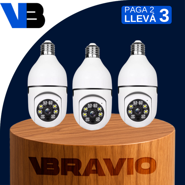 [Llevá 3 Pagá 2] Cámara de Seguridad Full HD Inalámbrica con Sensor de Movimiento y Visión Nocturna WIFI